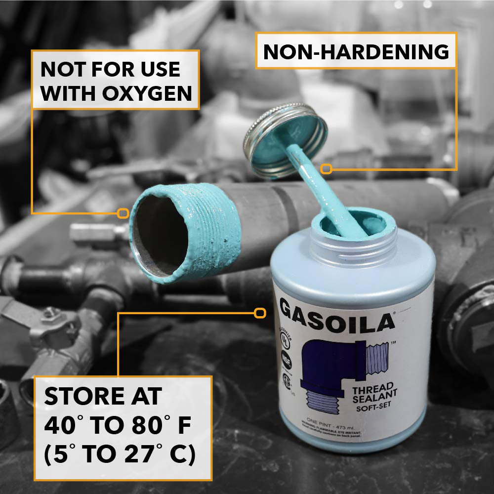 Gasoila® Soft-Set Thread Sealant