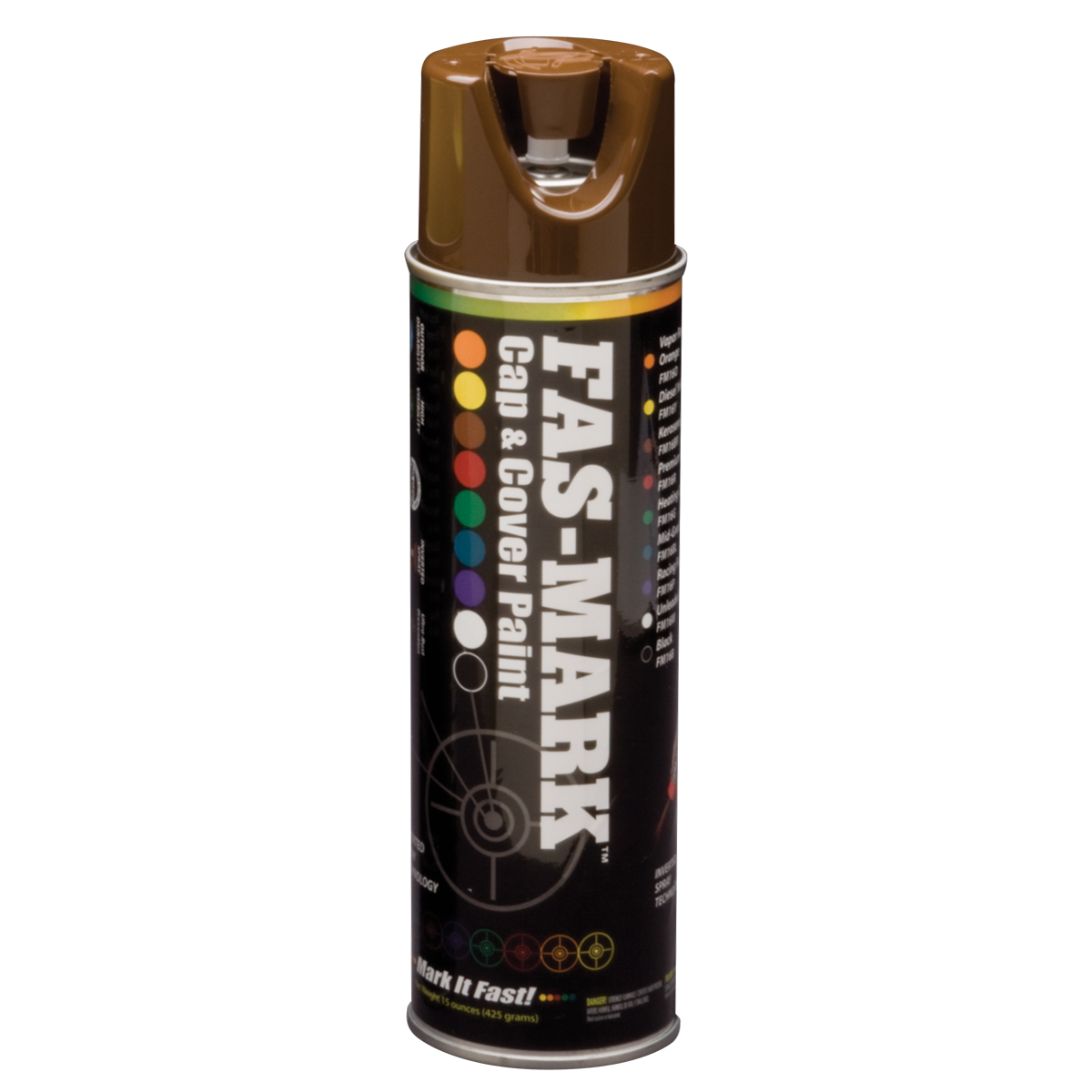 FAS-MARK™ Cap & Cover Marking Paint Brown