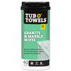 Tub O' Towels Granite and Marble Cleaning Wipes, 40-Count