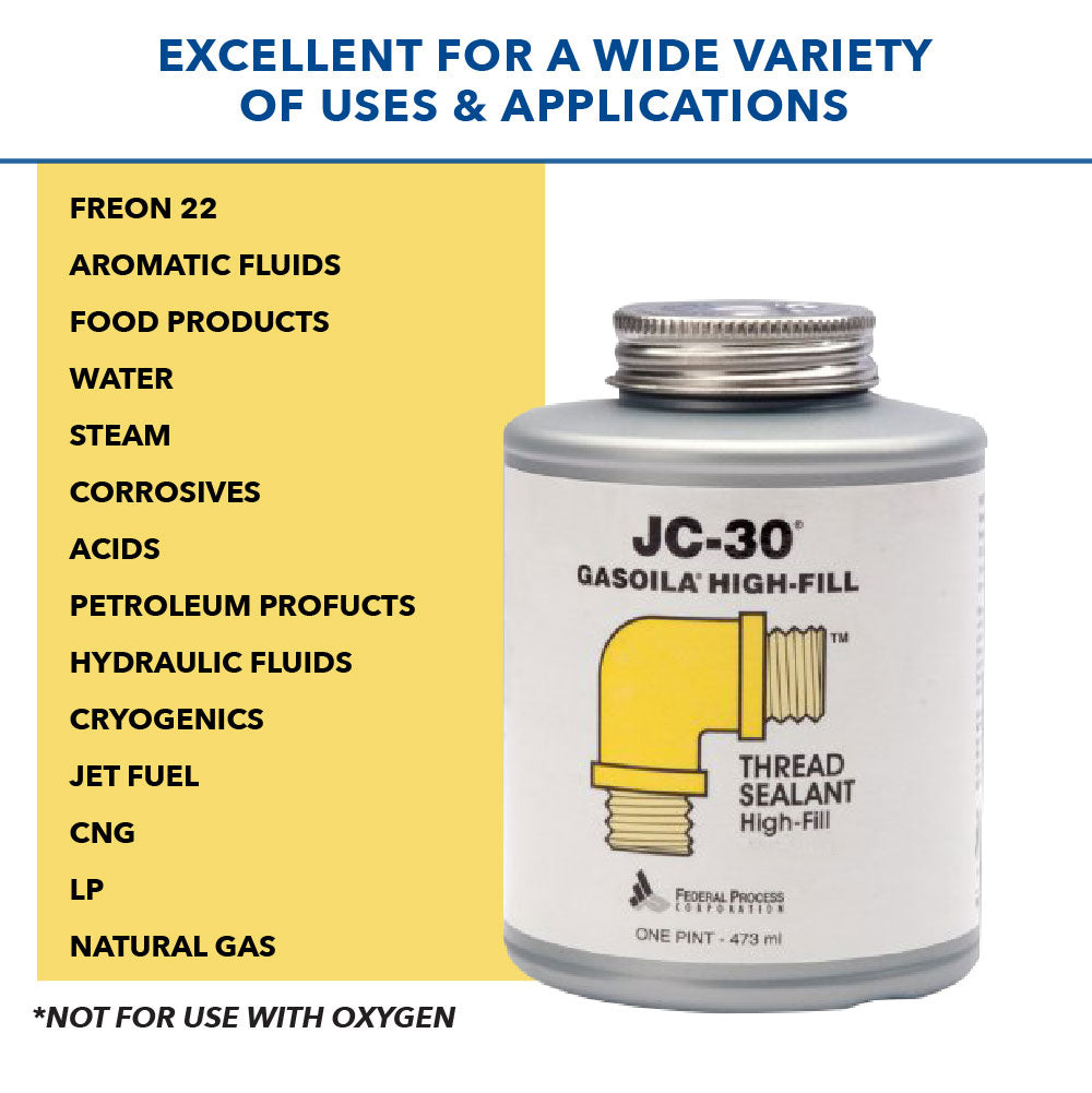 Gasoila® High-Fill (JC-30®) Thread Sealant