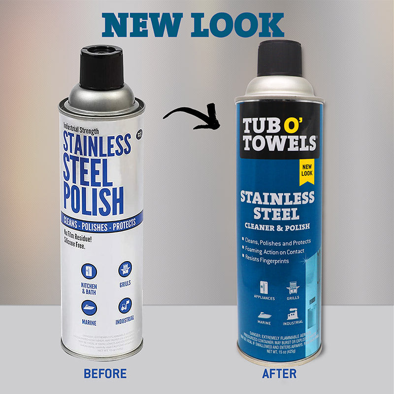 Tub O’ Towels Stainless Steel Cleaner & Polish