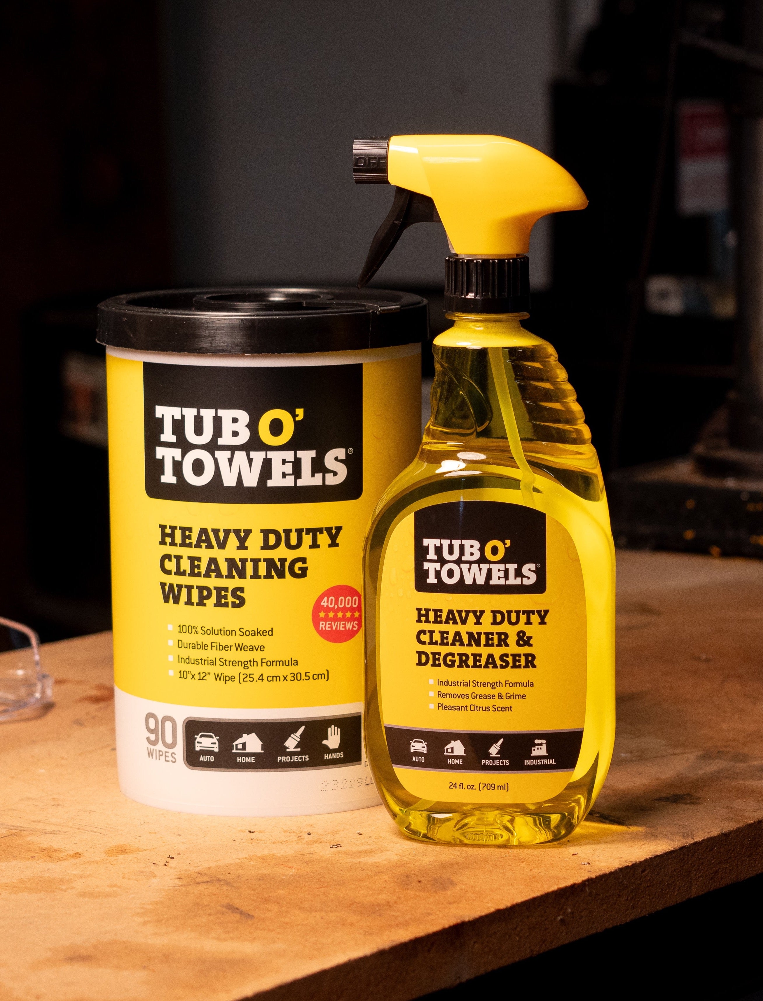Federal Process Introduces Industrial-Strength Tub O'Towels Scrubbing Wipes