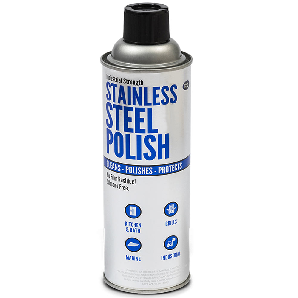 Stainless Steel Cleaner and Polish, 1 qt Can, 12/Carton - Pointer Office  Products
